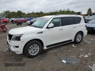 2023 Nissan Armada SV with VIN JN8AY2AD6P9690146, listed as a Copart auction lot 73683214 with Not provided miles and Salvage title. Bid and sale history available at DreamBid. Image 1.
