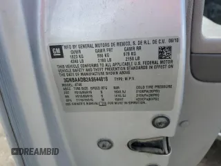 2010 Chevrolet HHR LS z VIN 3GNBAADB2AS644818, wystawiony jako Copart lot #57688995 z przebiegiem 184 709 mil mil oraz Szkoda całkowita • Salvage title. Historia ofert i sprzedaży dostępna na DreamBid. Obrazek 12.