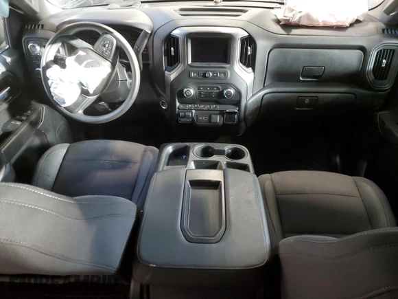 2024 GMC Sierra 1500 Pro with VIN 1GTUUAED3RZ214173, listed as a Copart auction lot 83195384 with 0 mi miles and Salvage Title. Bid and sale history available at carsss.com. Image 8.