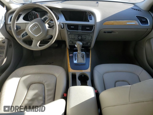 2010 Audi A4 2.0T Premium with VIN WAUBFAFL4AN070858, listed as a Copart auction lot 86452114 with 0 mi miles and Salvage Title. Bid and sale history available at carsss.com. Image 8.