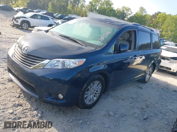 2011 Toyota Sienna XLE AAS with VIN 5TDYK3DC9BS070504, listed as a IAAI auction lot 42046045 with 193,066 mi miles and . Bid and sale history available at DreamBid. Image 17.