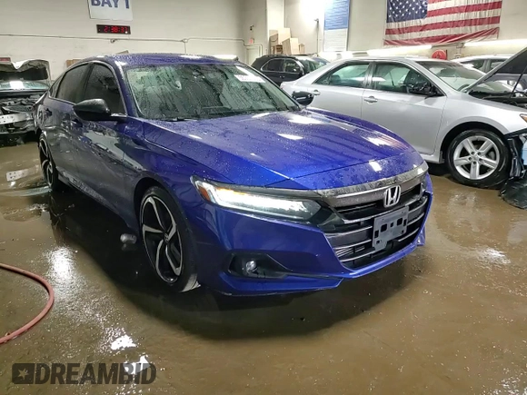 2022 Honda Accord Sedan Sport SE with VIN 1HGCV1F42NA093444, listed as a Copart auction lot 50357065 with 29,583 mi miles and Salvage Title. Bid and sale history available at carsss.com. Image 13.