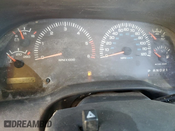 1998 Dodge 1500 z VIN 1B7HC16Y6WS534971, wystawiony jako Copart lot #48855355 z przebiegiem 243 455 mil mil oraz Nie do naprawy • Non repairable. Historia ofert i sprzedaży dostępna na DreamBid. Obrazek 9.