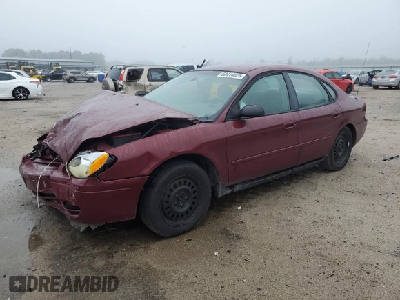 2006 Ford Taurus SE with VIN 1FAFP53U86A247325, listed as a Copart auction lot 58414025 with Not provided miles and Salvage title. Bid and sale history available at DreamBid. Image 1.