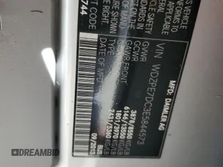 2014 Mercedes-Benz Sprinter Passenger with VIN WDZPE7DC3E5844573, listed as a Copart auction lot 45985045 with Not Provided miles and Salvage Title. Bid and sale history available at carsss.com. Image 13.