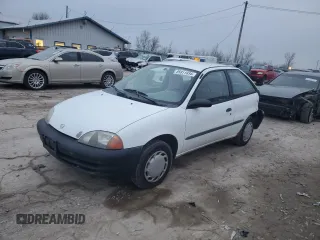 1999 Suzuki Swift z VIN 2S2AB21H7X6601458, wystawiony jako Copart lot #85911934 z przebiegiem 137 639 mil mil oraz Szkody całkowita. Historia ofert i sprzedaży dostępna na DreamBid. Obrazek 1.