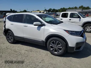 2020 Honda CR-V EX with VIN 2HKRW2H55LH689235, listed as a Copart auction lot 53967155 with 49,166 mi miles and Salvage Title. Bid and sale history available at carsss.com. Image 4.