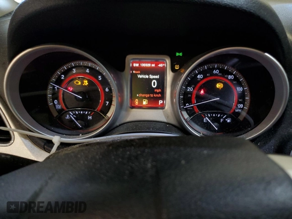 2018 Dodge Journey GT with VIN 3C4PDCEG6JT380458, listed as a Copart auction lot 57725795 with 130,329 mi miles and Salvage title. Bid and sale history available at DreamBid. Image 9.