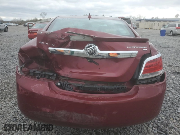 2011 Buick LaCrosse CXL with VIN 1G4GC5ED7BF305246, listed as a Copart auction lot 47810865 with 160,698 mi miles and Salvage title. Bid and sale history available at DreamBid. Image 6.