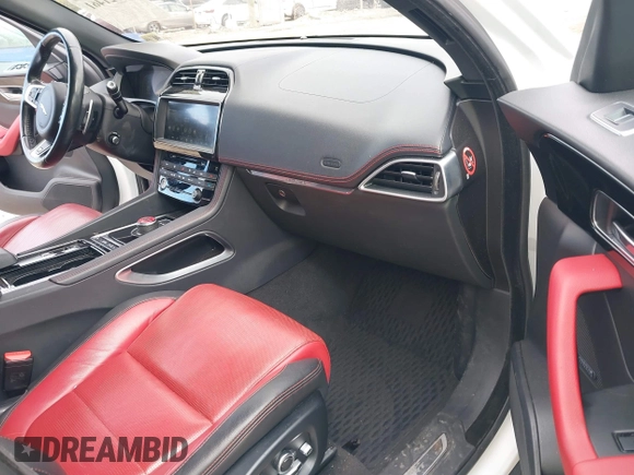 2018 Jaguar F-Pace with VIN SADCL2FN1JA261723, listed as a IAAI auction lot 41721461 with 123,538 mi miles and . Bid and sale history available at DreamBid. Image 5.