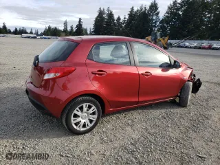 2014 Mazda Mazda2 Sport with VIN JM1DE1KZ9E0186729, listed as a Copart auction lot 73205454 with 123,050 mi miles and Salvage Title. Bid and sale history available at carsss.com. Image 3.