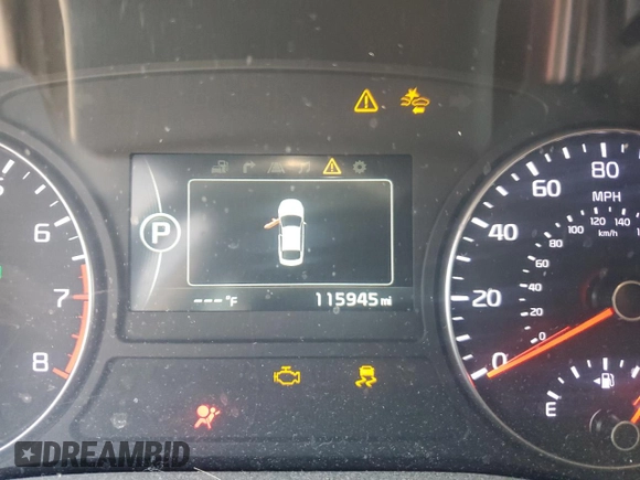 2016 Kia Optima SXL Turbo with VIN 5XXGV4L20GG015059, listed as a Copart auction lot 51288985 with 115,945 mi miles and Salvage Title. Bid and sale history available at carsss.com. Image 9.