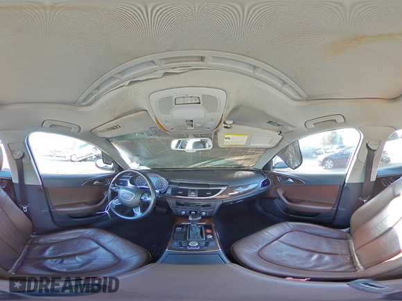 2013 Audi A6 Premium Plus with VIN WAUGGAFC6DN030112, listed as a Copart auction lot 47592835 with 196,190 mi miles and Salvage title. Bid and sale history available at DreamBid. Image 13.