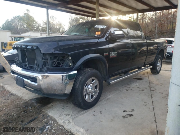 2018 Ram 2500 Tradesman with VIN 3C6UR5HJ9JG313960, listed as a Copart auction lot 88072365 with 0 mi miles and Salvage Title. Bid and sale history available at carsss.com. Image 1.
