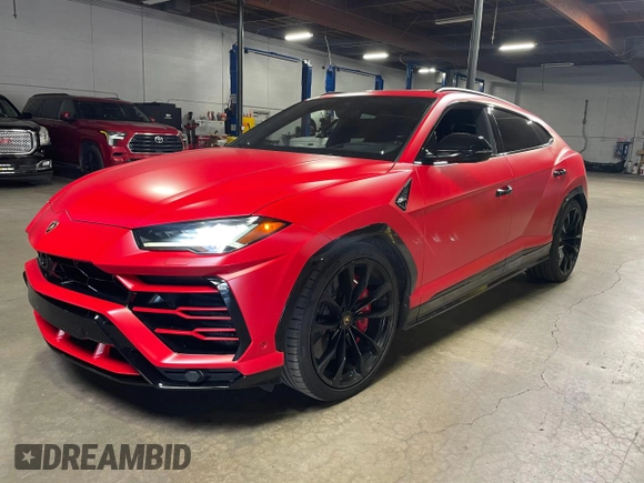 2019 Lamborghini Urus z VIN ZPBUA1ZL8KLA04356, wystawiony jako Copart lot #80452844 z przebiegiem 12 936 mil mil oraz Czysty tytuł • Clean title. Historia ofert i sprzedaży dostępna na DreamBid. Obrazek 2.