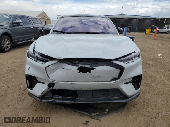 2022 Ford Mustang Mach-E GT with VIN 3FMTK4SE3NMA60295, listed as a Copart auction lot 55287195 with 18,836 mi miles and Salvage title. Bid and sale history available at DreamBid. Image 5.