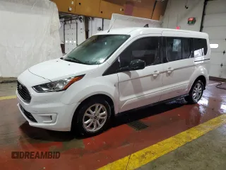2020 Ford Transit Connect XLT with VIN NM0GS9F27L1436247, listed as a Copart auction lot 56520525 with 92,557 mi miles and Clean title. Bid and sale history available at DreamBid. Image 1.