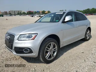 2014 Audi Q5 Premium Plus with VIN WA1DGAFP5EA078423, listed as a Copart auction lot 59508495 with 90,617 mi miles and Salvage title. Bid and sale history available at DreamBid. Image 1.