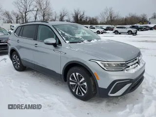 2024 Volkswagen Tiguan S with VIN 3VVFB7AX3RM165819, listed as a Copart auction lot 44740345 with Not provided miles and Salvage title. Bid and sale history available at DreamBid. Image 4.