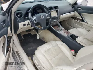 2011 Lexus IS 250 C with VIN JTHFF2C25B2518323, listed as a Copart auction lot 50931405 with 157,515 mi miles and Salvage title. Bid and sale history available at DreamBid. Image 8.