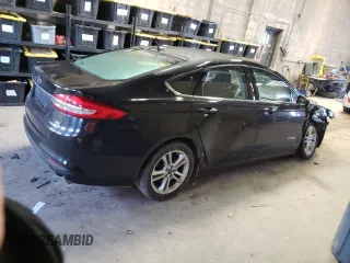 2018 Ford Fusion Hybrid SE with VIN 3FA6P0LU2JR127165, listed as a Copart auction lot 45868443 with 106,210 mi miles. Bid and sale history available at carsss.com. Image 3.