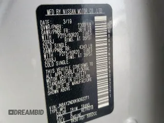 2019 Nissan Armada SL z VIN JN8AY2ND6K9092271, wystawiony jako Copart lot #53181405 z przebiegiem 139 739 mil mil oraz Szkoda całkowita • Salvage title. Historia ofert i sprzedaży dostępna na DreamBid. Obrazek 12.