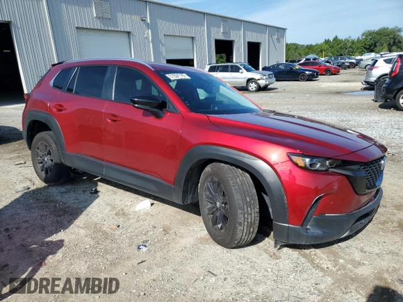 2024 Mazda CX-50 S Preferred with VIN 7MMVABBM1RN196609, listed as a Copart auction lot 61504195 with 24,269 mi miles and Salvage title. Bid and sale history available at DreamBid. Image 4.