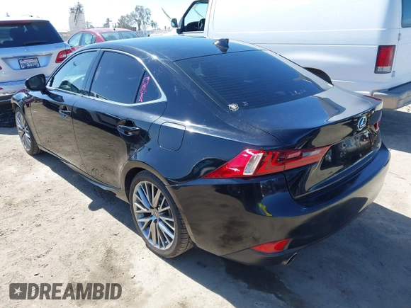 2015 Lexus IS 250 with VIN JTHBF1D20F5065532, listed as a IAAI auction lot 41708326 with 121,920 mi miles. Bid and sale history available at carsss.com. Image 3.