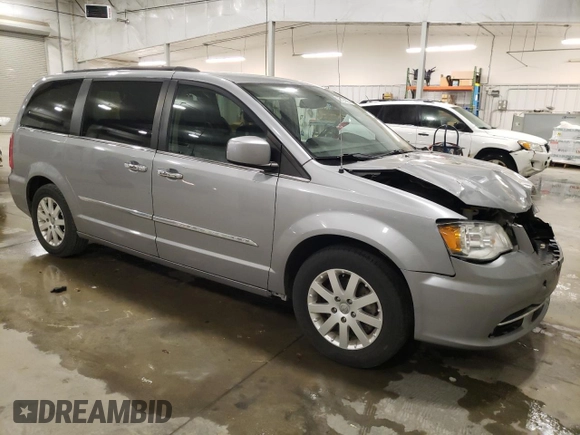 2015 Chrysler Town & Country Touring with VIN 2C4RC1BG0FR595820, listed as a Copart auction lot 55127965 with 155,397 mi miles and Salvage Title. Bid and sale history available at DreamBid. Image 4.