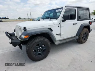 2023 Jeep Wrangler Sport with VIN 1C4HJXAG4PW667732, listed as a Copart auction lot 61261215 with 48,089 mi miles and Salvage title. Bid and sale history available at DreamBid. Image 1.
