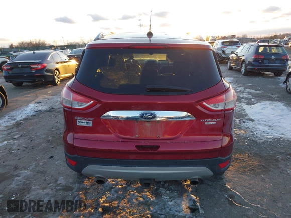 2015 Ford Escape Titanium with VIN 1FMCU9J99FUB34831, listed as a IAAI auction lot 41278305 with 59,658 mi miles and . Bid and sale history available at DreamBid. Image 16.