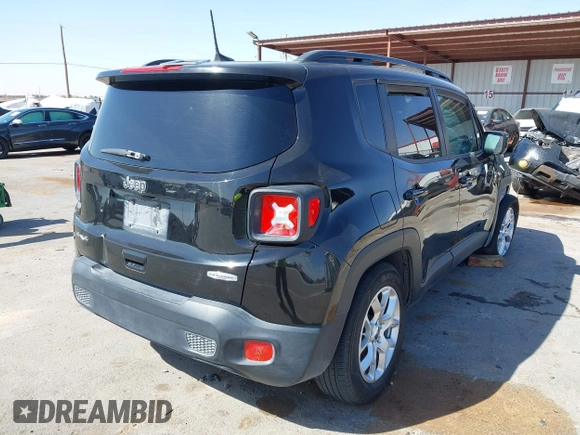 2018 Jeep Renegade Latitude with VIN ZACCJBBB8JPH98229, listed as a IAAI auction lot 41916788 with Not Provided miles and . Bid and sale history available at carsss.com. Image 4.