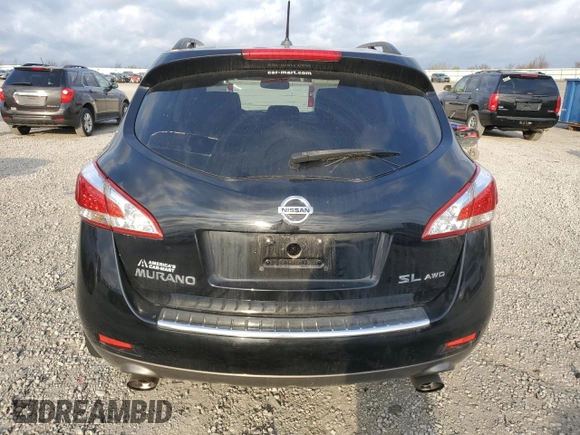 2012 Nissan Murano SL z VIN JN8AZ1MW8CW221544, wystawiony jako Copart lot #51054565 z przebiegiem 116 318 mil mil oraz Szkoda całkowita • Salvage title. Historia ofert i sprzedaży dostępna na DreamBid. Obrazek 6.
