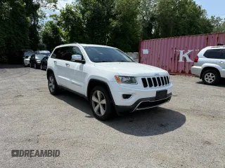 2014 Jeep Grand Cherokee Limited with VIN 1C4RJFBG2EC237919, listed as a Copart auction lot 62403875 with 184,924 mi miles and Clean title. Bid and sale history available at DreamBid. Image 1.
