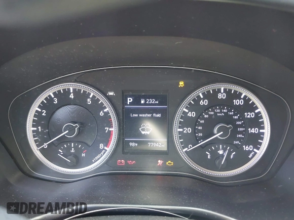 2019 Hyundai Santa Fe SE with VIN 5NMS23AD7KH009688, listed as a IAAI auction lot 41991686 with 77,942 mi miles and . Bid and sale history available at DreamBid. Image 7.