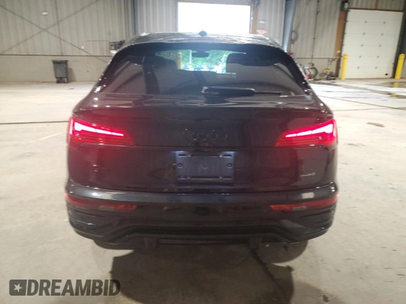 2024 Audi Q5 Sportback S line Prestige with VIN WA16AAFY1R2035846, listed as a Copart auction lot 56561145 with 11,118 mi miles and Salvage title. Bid and sale history available at DreamBid. Image 6.