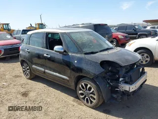 2019 FIAT 500L with VIN ZFBNFACH0KZ042150, listed as a IAAI auction lot 41740513 with 59,550 mi miles and . Bid and sale history available at DreamBid. Image 1.