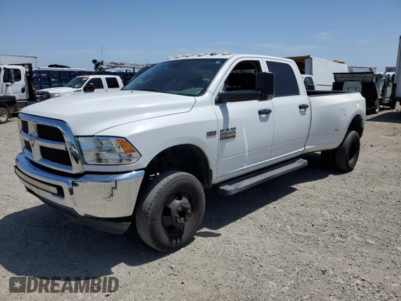 2014 Ram 3500 Tradesman z VIN 3C63RRGJ8EG220695, wystawiony jako Copart lot #57074635 z przebiegiem 162 890 mil mil oraz Tytuł czysty. Historia ofert i sprzedaży dostępna na DreamBid. Obrazek 1.