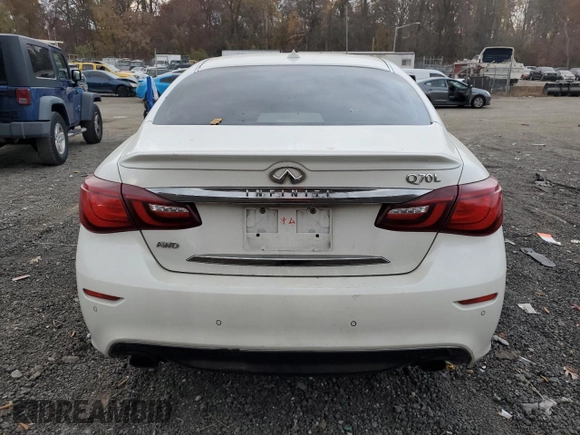 2017 Infiniti Q70 3.7 z VIN JN1BY1PR3HM210630, wystawiony jako Copart lot #79213674 z przebiegiem 97 012 mil mil oraz Szkoda całkowita • Salvage title. Historia ofert i sprzedaży dostępna na DreamBid. Obrazek 6.