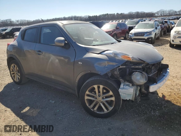2013 Nissan Juke SV with VIN JN8AF5MR1DT206574, listed as a Copart auction lot 47843895 with 123,181 mi miles and Salvage Title. Bid and sale history available at carsss.com. Image 4.