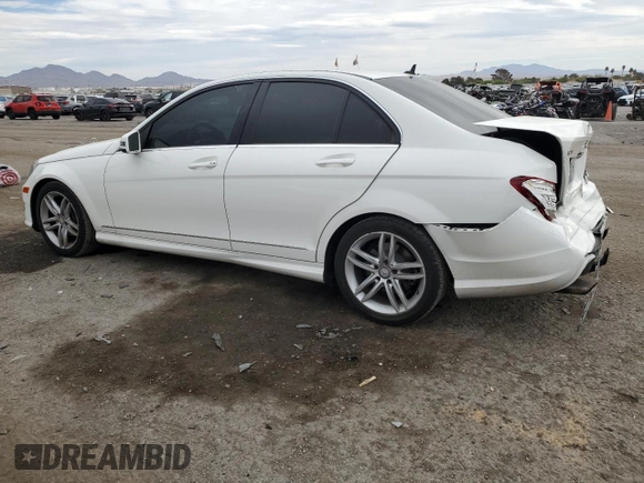 2014 Mercedes-Benz C 250 Sport with VIN WDDGF4HB4EG217324, listed as a Copart auction lot 50651105 with 106,304 mi miles and Salvage Title. Bid and sale history available at DreamBid. Image 2.