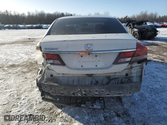 2014 Honda Civic Sedan LX with VIN 2HGFB2F55EH023300, listed as a Copart auction lot 80095634 with 114,627 mi miles and Salvage Title. Bid and sale history available at carsss.com. Image 6.