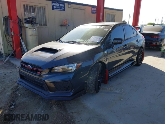2019 Subaru WRX STI with VIN JF1VA2S67K9821617, listed as a IAAI auction lot 41480430 with 26,784 mi miles. Bid and sale history available at carsss.com. Image 2.