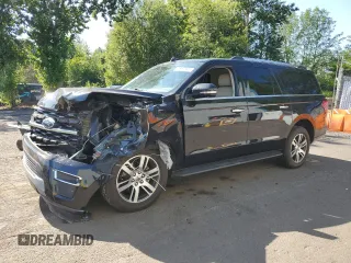 2024 Ford Expedition Max Limited with VIN 1FMJK1K8XREA57129, listed as a Copart auction lot 66338235 with 43,396 mi miles and Clean title. Bid and sale history available at DreamBid. Image 1.