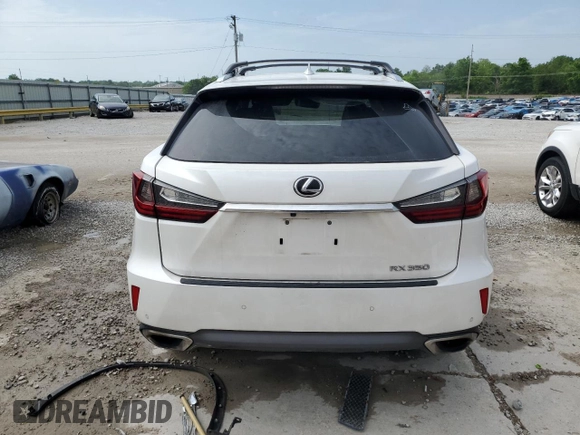 2019 Lexus RX 350 with VIN 2T2BZMCA8KC171500, listed as a Copart auction lot 57032665 with 107,849 mi miles and Salvage title. Bid and sale history available at DreamBid. Image 6.