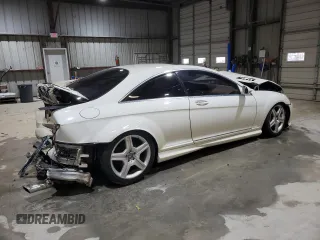2007 Mercedes-Benz CL-Class 5.5L V8 with VIN WDDEJ71X67A007326, listed as a Copart auction lot 44378665 with 0 mi miles and Salvage Title. Bid and sale history available at carsss.com. Image 3.
