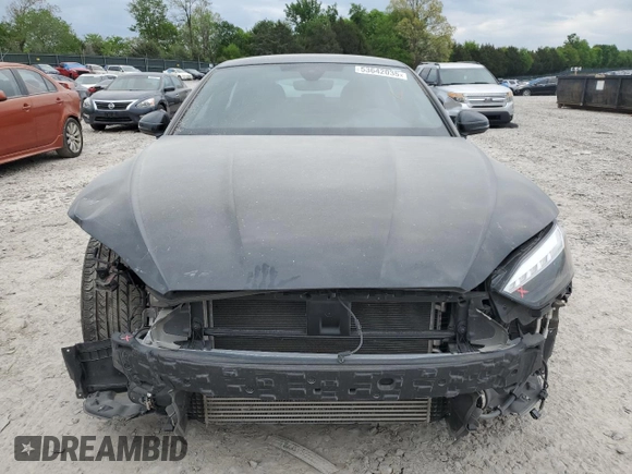 2023 Audi A5 Sportback S line Premium Plus with VIN WAUFACF56PA040015, listed as a Copart auction lot 53642035 with 23,669 mi miles and Salvage Title. Bid and sale history available at carsss.com. Image 5.