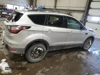 2017 Ford Escape Titanium with VIN 1FMCU9J98HUE59618, listed as a Copart auction lot 44906595 with 150,613 mi miles and Salvage Title. Bid and sale history available at carsss.com. Image 3.