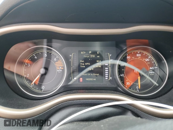 2016 Jeep Cherokee Altitude with VIN 1C4PJMCB2GW367294, listed as a Copart auction lot 54678035 with 162,202 mi miles and Clean title. Bid and sale history available at DreamBid. Image 9.