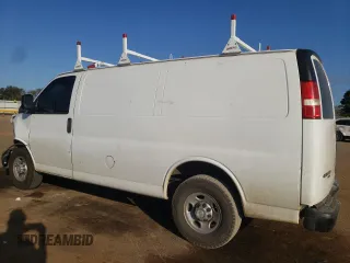 2014 Chevrolet Express Cargo Van with VIN 1GCWGFCA2E1194237, listed as a Copart auction lot 77768844 with 164,426 mi miles and Salvage Title. Bid and sale history available at carsss.com. Image 2.